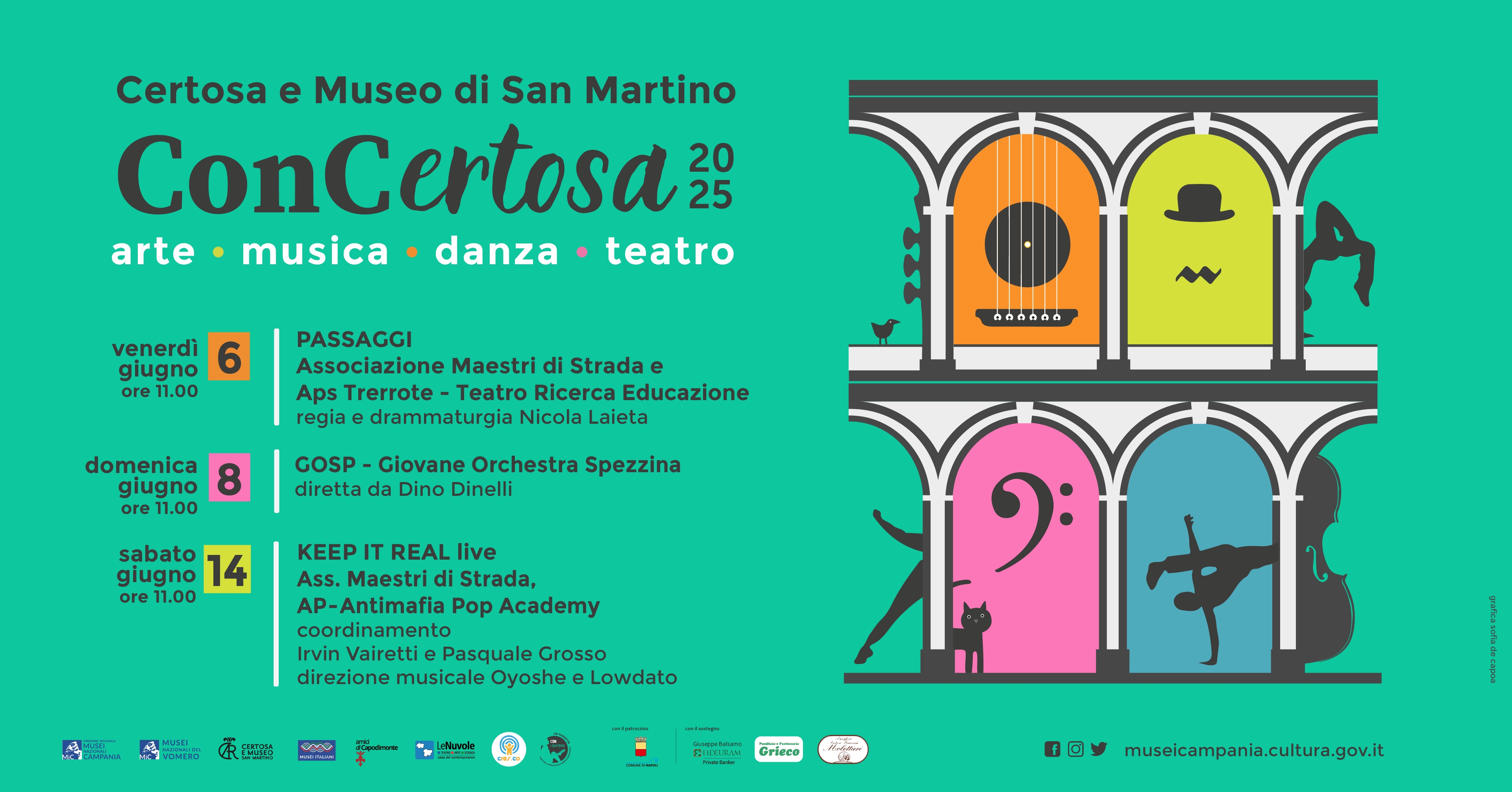 CONCertosa  2025 Arte, Teatro, Danza e Musica